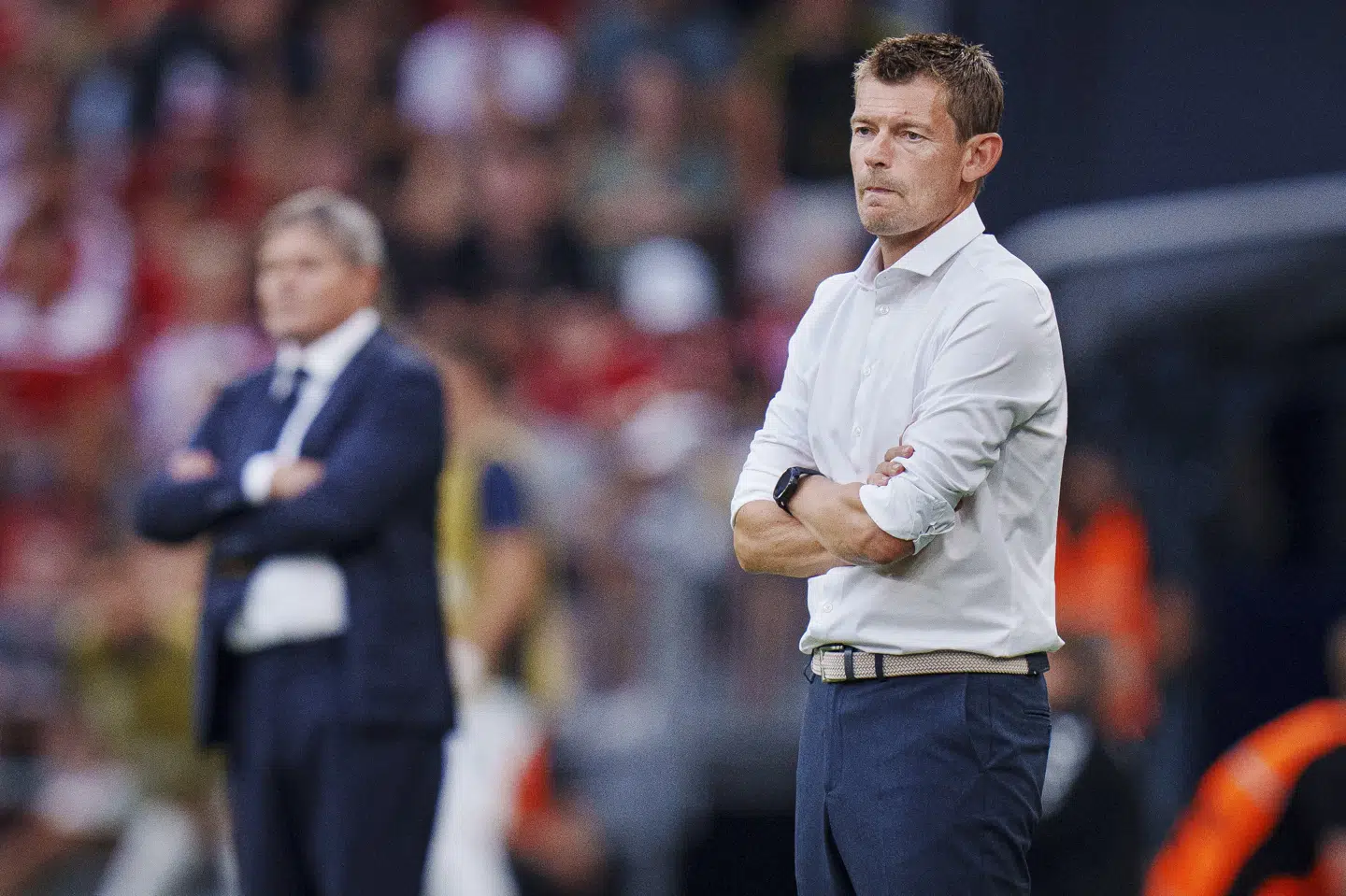 Lars Knudsen har haft en rolig hånd på rattet som dansk landstræner. Det er blevet til 2-0-sejre over både Schweiz og Serbien i Nations League.