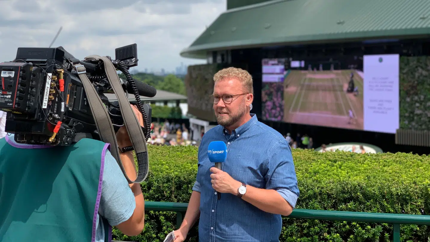 Jacob Hammerholt har udover Le Mans også dækket Wimbledon for TV 2.