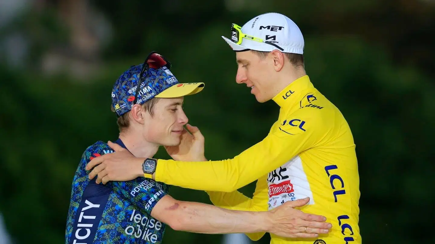 Jonas Vingegaard endte nummer to ved Tour de France efter Tadej Pogacar.