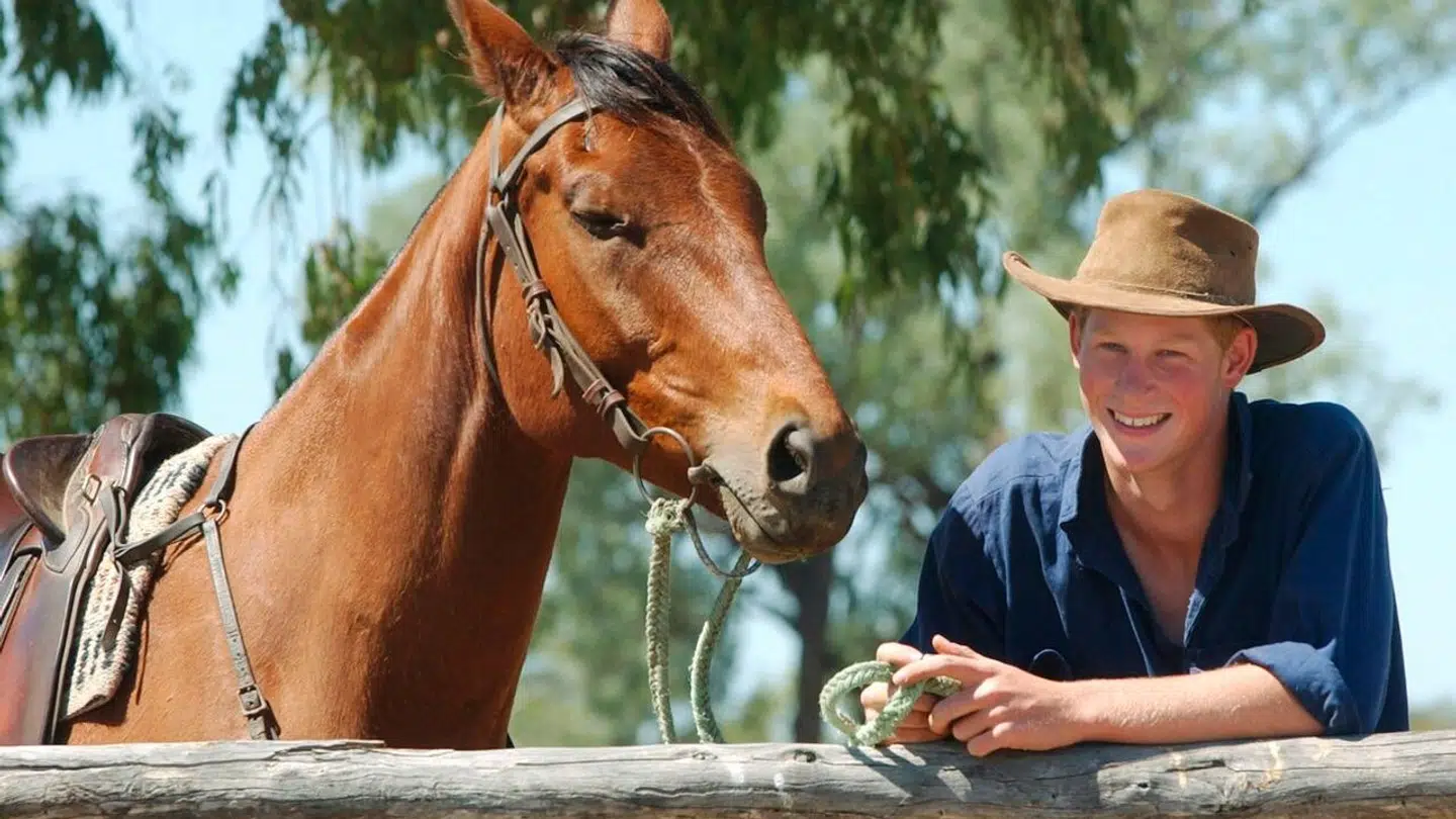 Prins Harry i Australien i 2003.