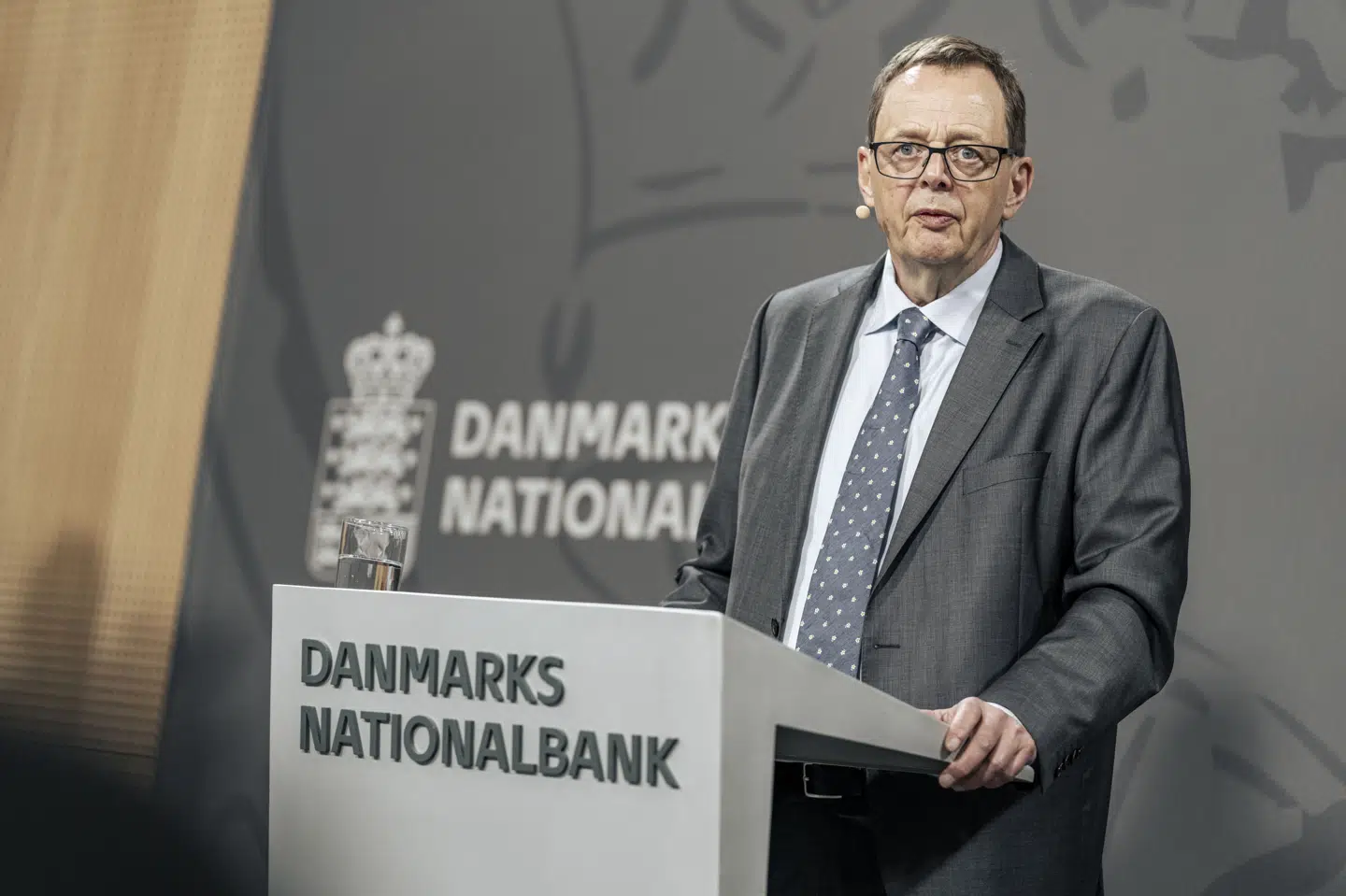 Nationalbankdirektør Christian Kettel Thomsen følger i kølvandet på Den Europæiske Centralbank og sænker renten med 0,25 procentpoint. (Arkivfoto).