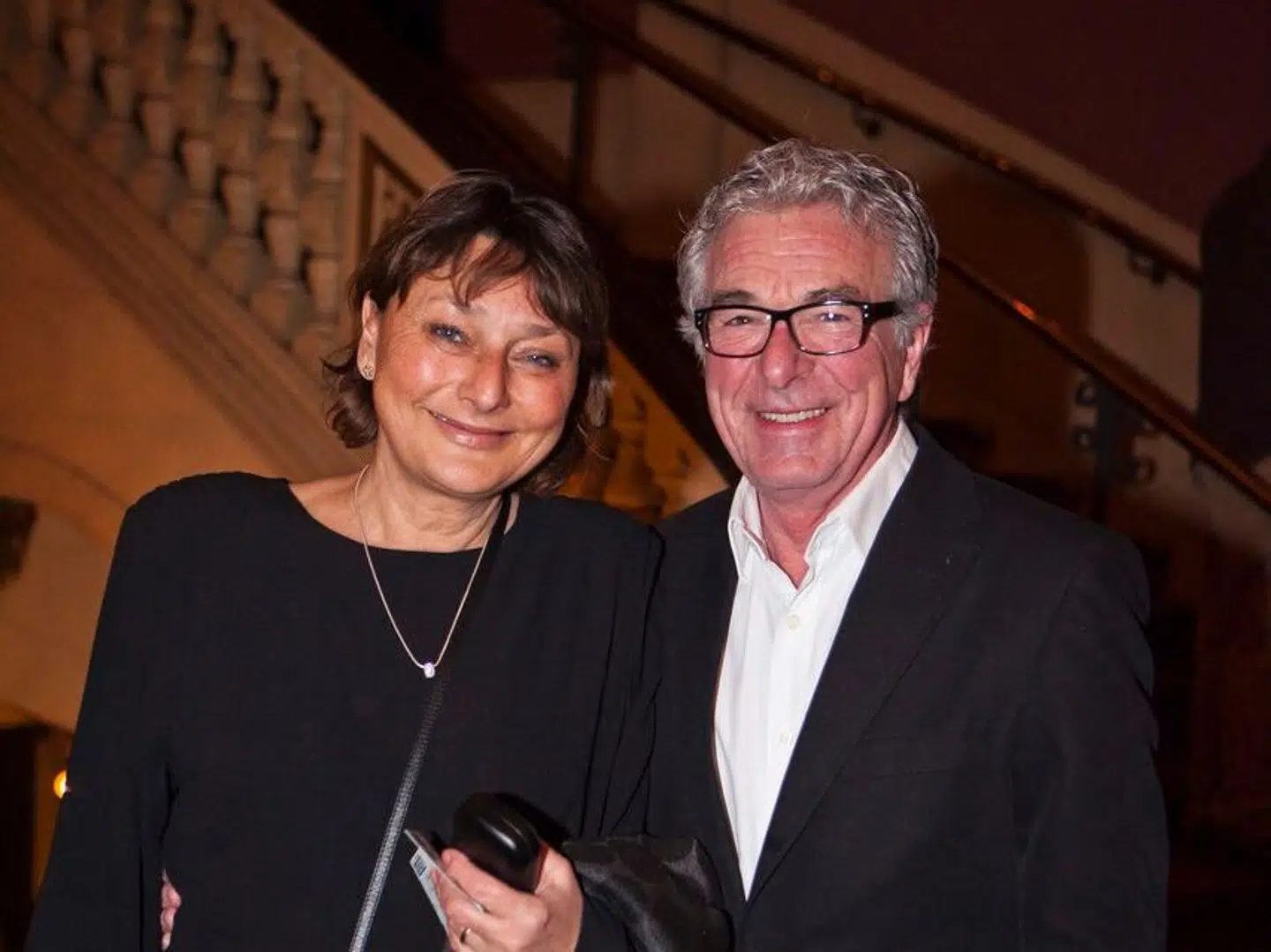 Arkivfoto af Michael Meyerheim med hustruen Gitte.