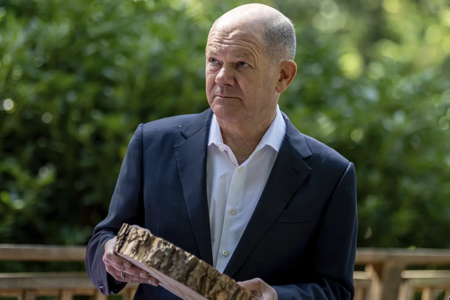 Det socialdemokratiske tyske parti, der ledes af forbundskansler Olaf Scholz, står til at få 19 procent af stemmerne. De to andre partier i regeringskoalitionen, miljøpartiet De Grønne og det liberale parti FDP, står til at få henholdsvis 10 procent og 4 procent. (Arkivfoto)