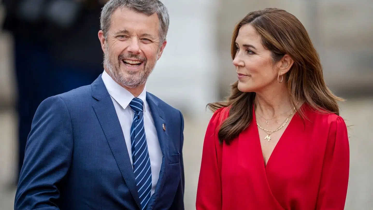 Kong Frederik X og dronning Mary deltager i reception hos Frankrigs præsident Emmanuel Macron og Brigitte Macron i Palais de l'Elysées i Paris fredag den 26. juli 2024. Kongeparret besøger Paris i forbindelse med OL 2024.
