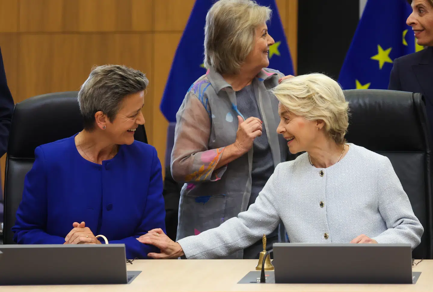 Margrethe Vestager kritiserede for nylig, at flere lande ikke havde fulgt Ursula von der Leyens opfordring til at indstille både en kvinde og en mand til EU-kommissær. Foto: Oliver Hoslet, Scanpix