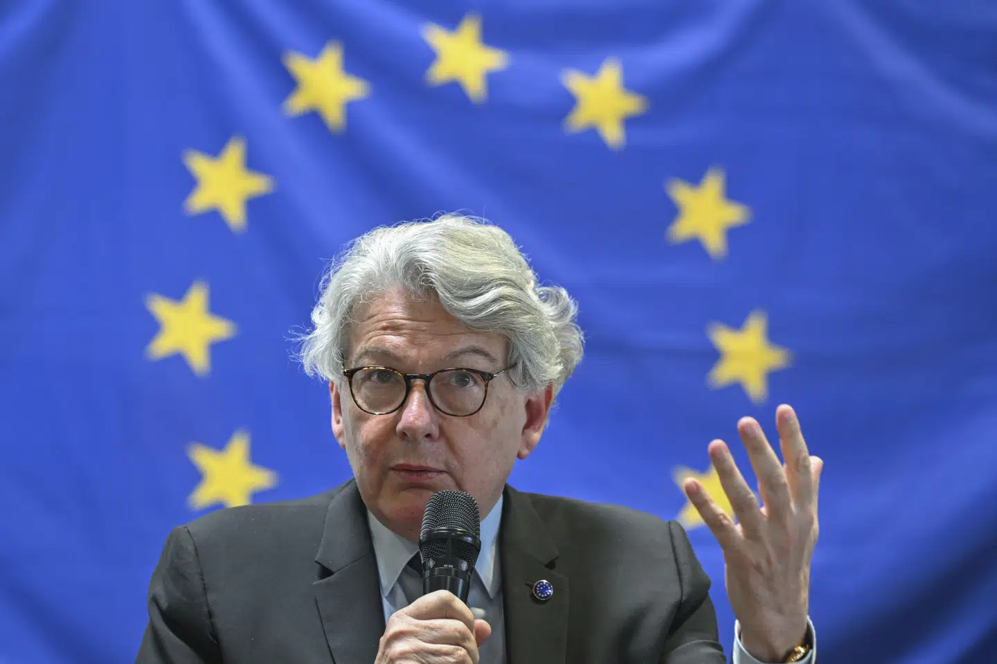 Thierry Breton, der er EU-kommissær for det indre marked, trækker sig med øjeblikkelig virkning, skriver han på X. (Arkivfoto).
