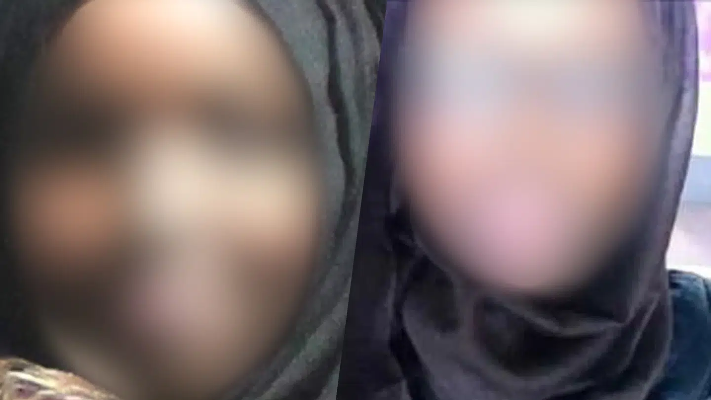 De to søstre rejste til Syrien som 16-årige. Det er kun den ene tvilling, der skal til Danmark sammen med sin søn. Foto: Sociale medier.