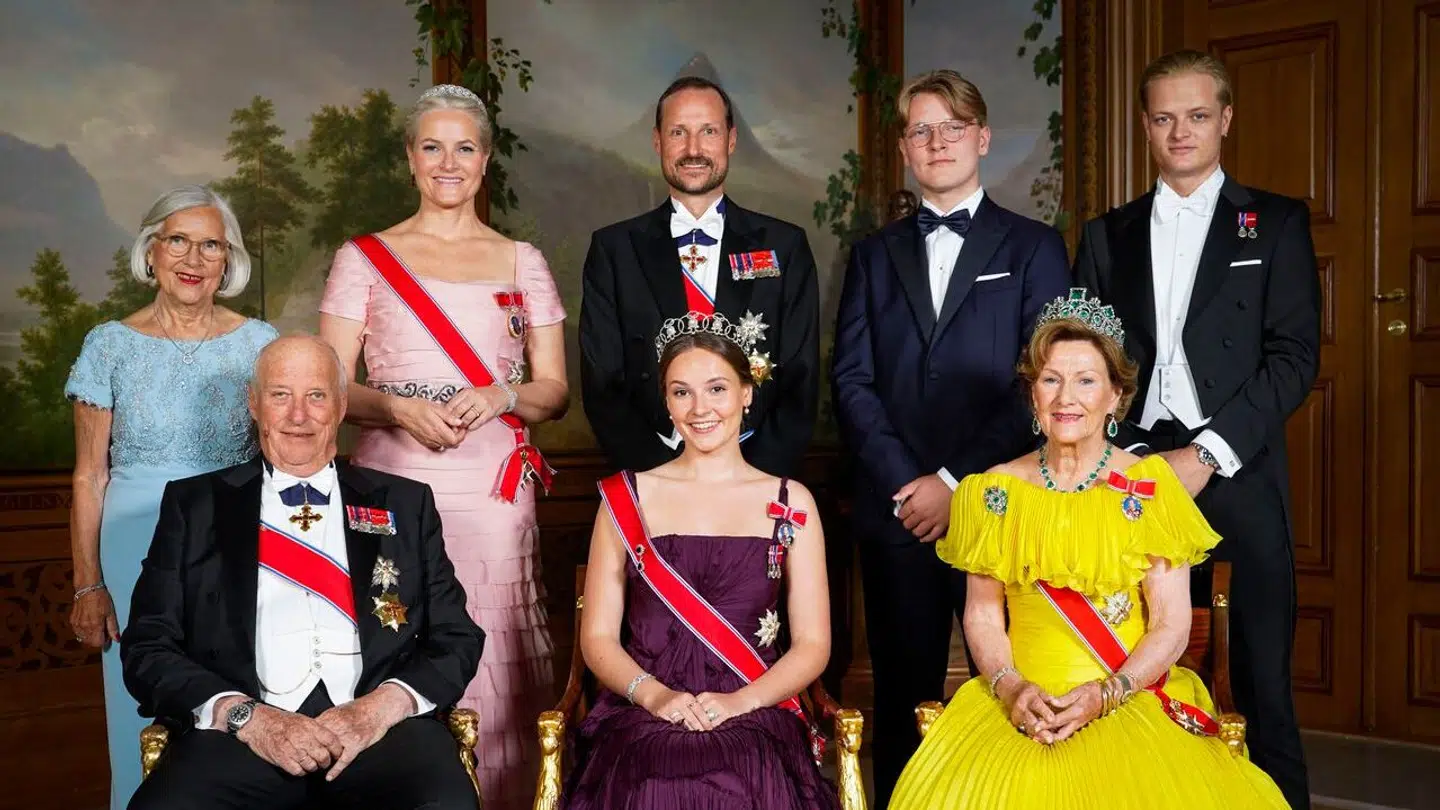 Den norske kongefamilie.