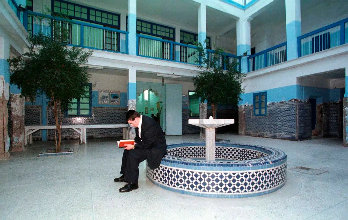 Slat al-Azama-synagogen i Marrakesh, oktober 1999. Arkivfoto: Abdelhak Senna, Scanpix.