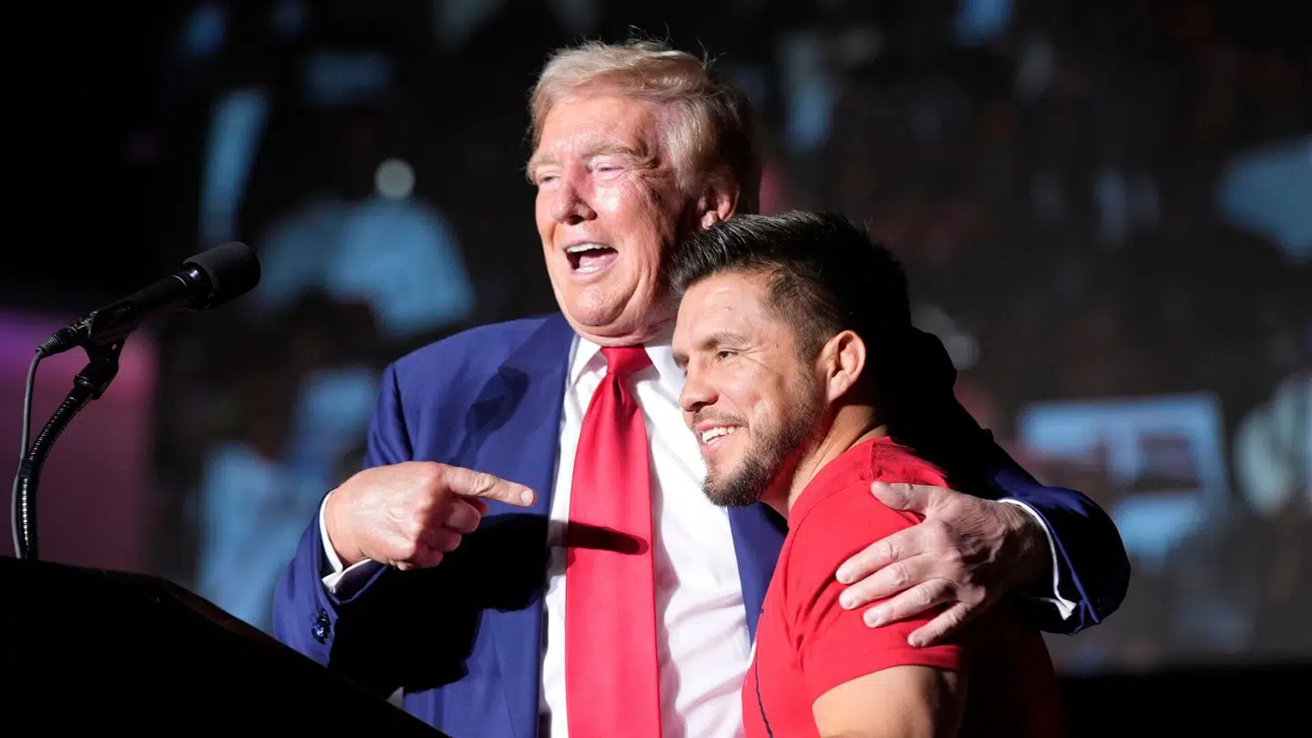 Den tidligere præsident og nuværende præsidentkandidat er vild med Cejudo.