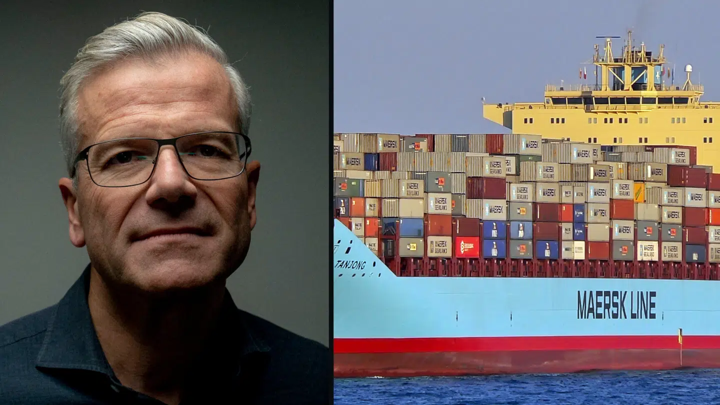 Administrerende direktør i A.P. Møller-Mærsk Vincent Clerc medvirker i DRs program 'Topdirektørerne'