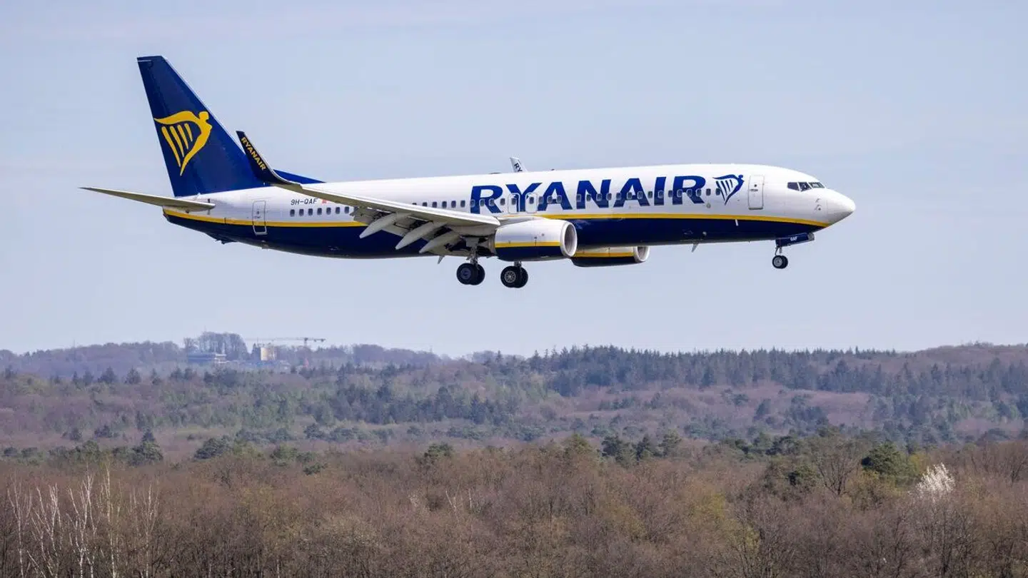 Arkivfoto af Ryanair-fly.