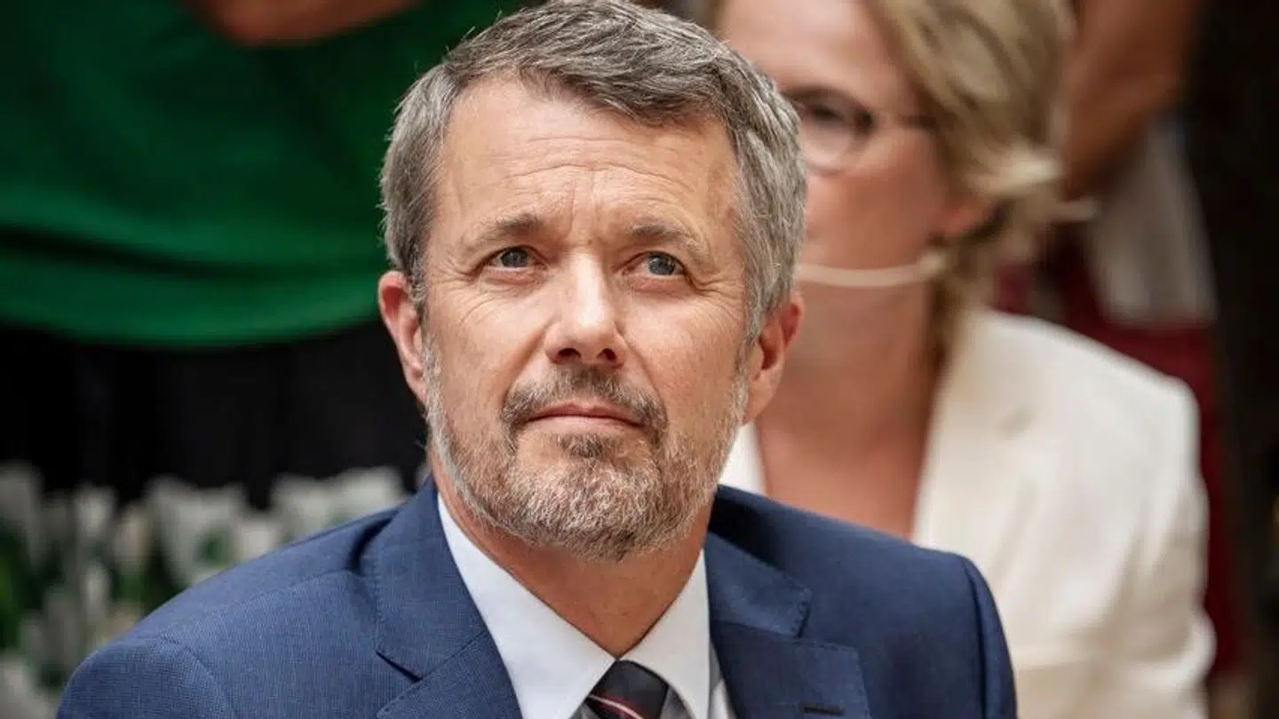 Kong Frederik X i forbindelse med åbningen af den danske pavillon på Champs-Élysées i Paris under OL 2024, torsdag den 25. juli 2024.