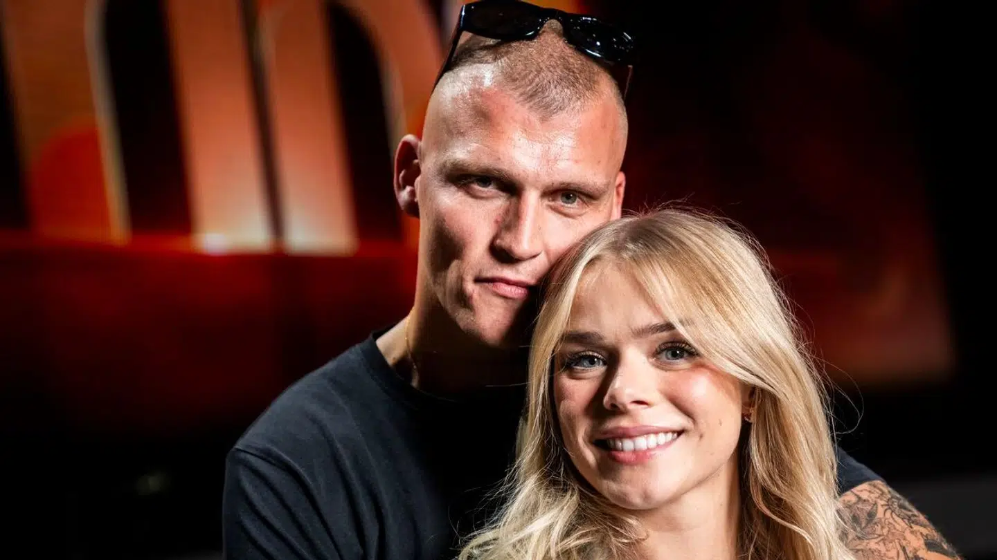 Det er ren lykke mellem Sebastian Bull og danseren Asta Björk.