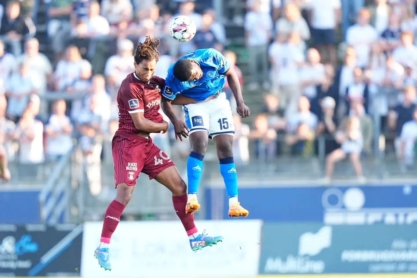 Superligakampen mellem Lyngby Boldklub og AGF på Lyngby Stadion søndag den 22. september 2024.