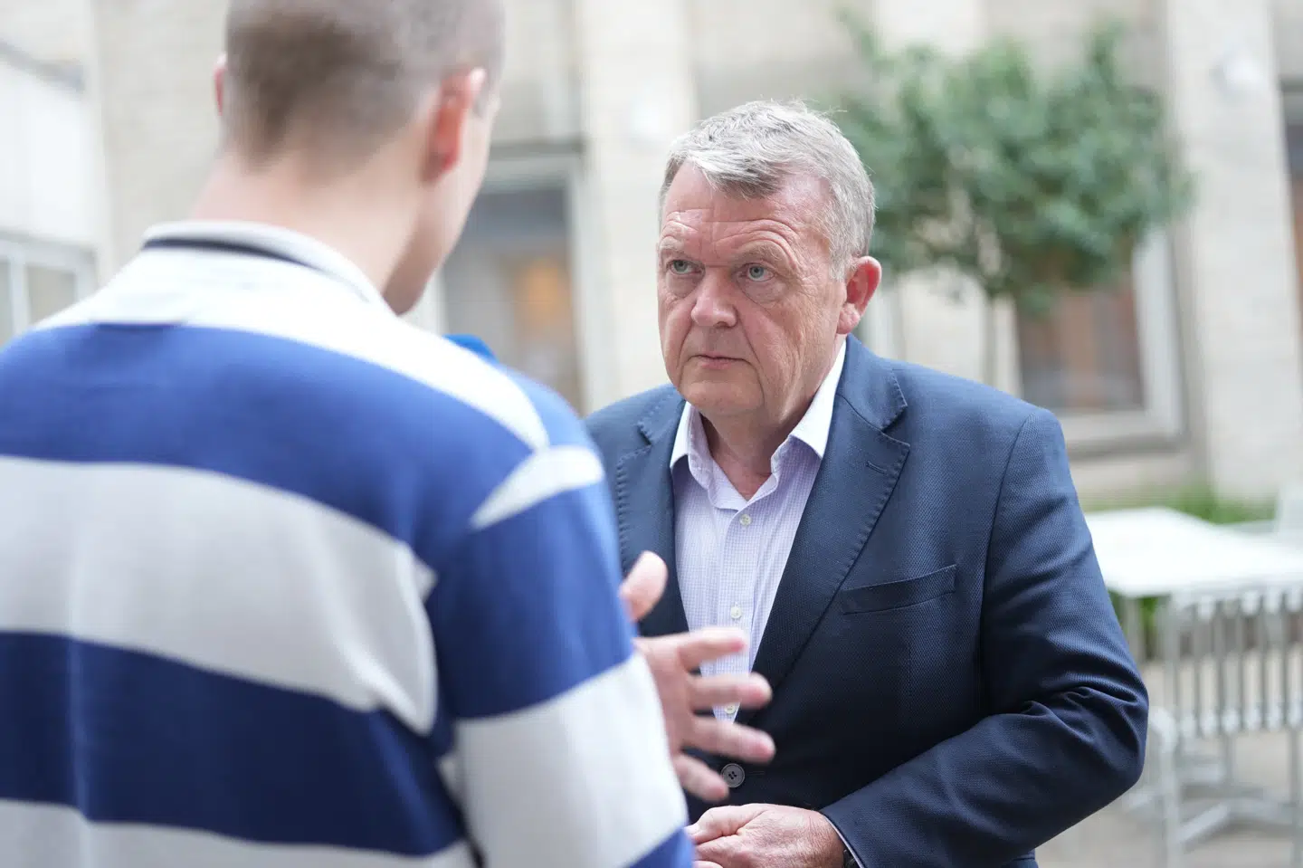 Lars Løkke Rasmussen (M) har de seneste uger brugt en del energi på interne problemer hos Moderaterne, og det var også tilfældet mandag.