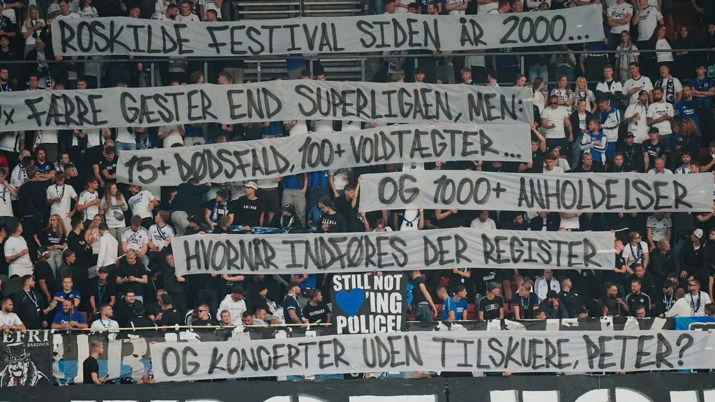 Superligakampen mellem FC København og AaB i Parken mandag den 23. september 2024.