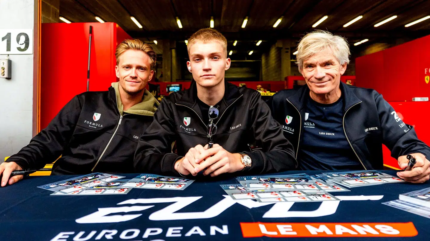 Nicklas Nielsen, Conrad Laursen og Johnny Laursen deltager sammen i ELMS i år.