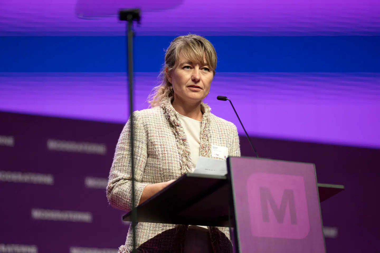 Moderaternes partisekretær, Kirsten Munch Andersen, stopper.