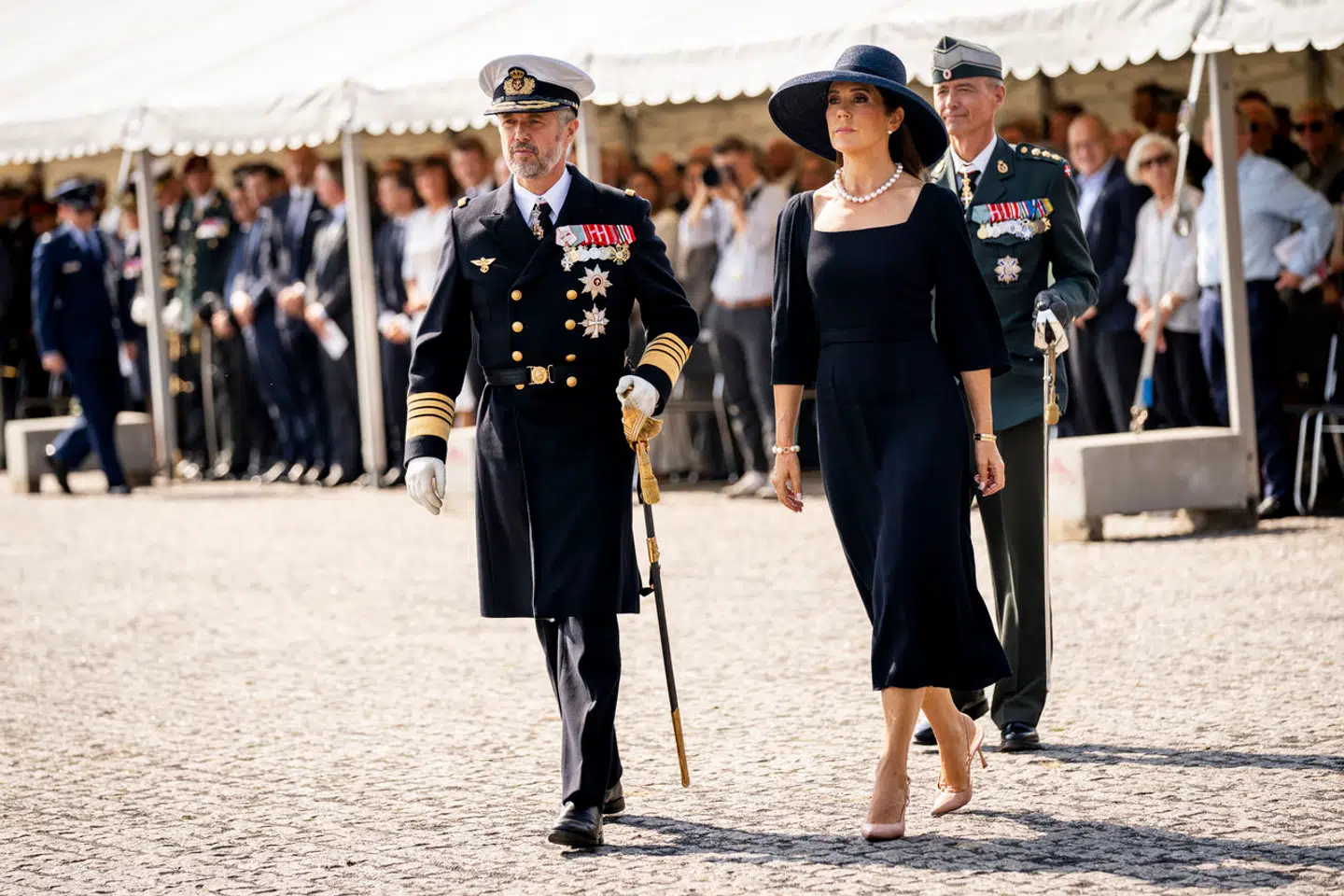 Kong Frederik og dronning Mary.