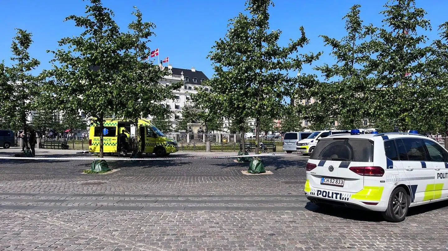 Store dele af Kongens Nytorv blev spærret af i kølvandet på skyderiet.