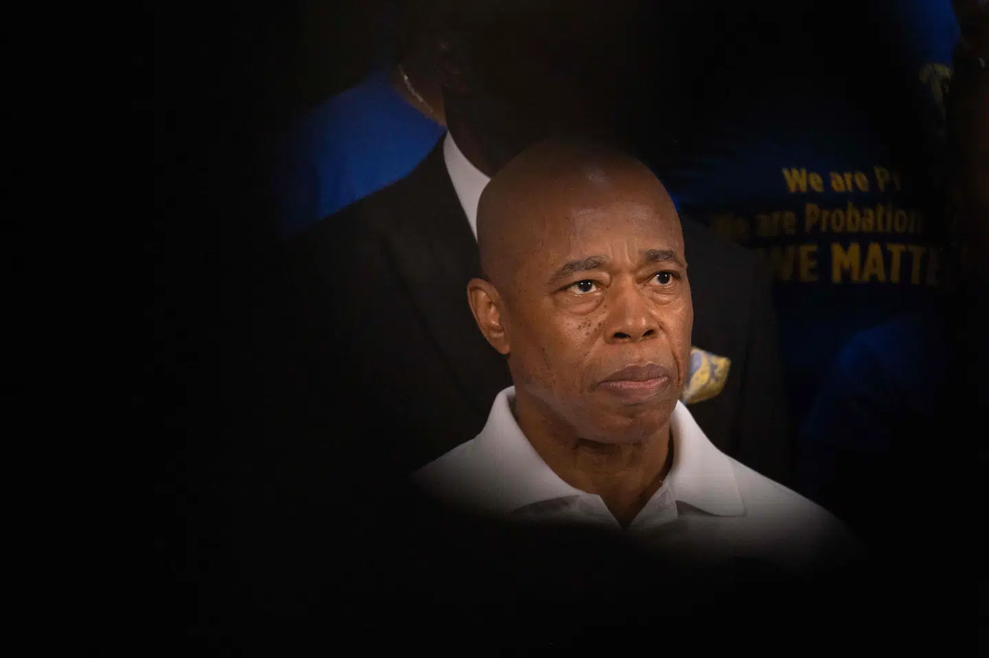 New York Citys borgmester, Eric Adams, kommer selv fra en baggrund i byens politi. Inden han gik ind i politik, var han betjent i 22 år. (Arkivfoto).