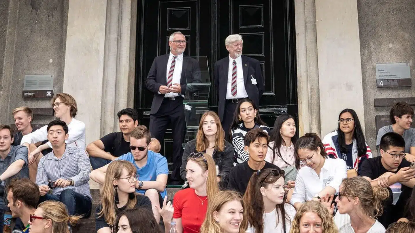 Unge er mere stålsatte på deres beslutninger end ældre. Her ses immatrikulation på Københavns Universitet i 2019. Arkivfoto: Niels Christian Vilmann, Scanpix)