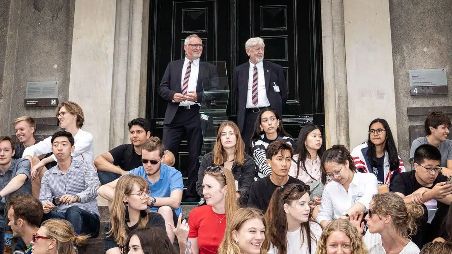 Unge er mere stålsatte på deres beslutninger end ældre. Her ses immatrikulation på Københavns Universitet i 2019. Arkivfoto: Niels Christian Vilmann, Scanpix)