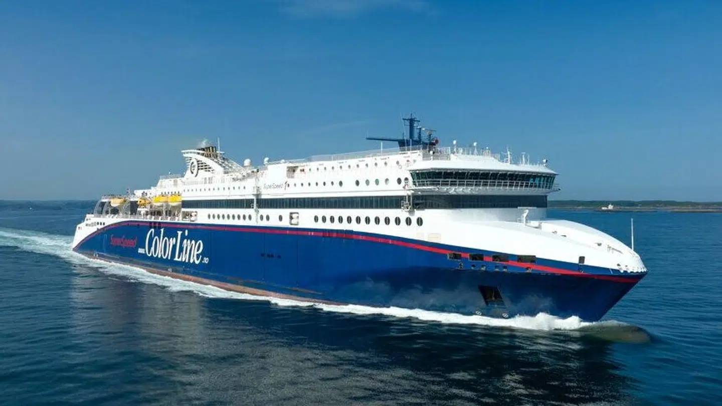 Pressebillede af Colorline-færgen Superspeed 1.