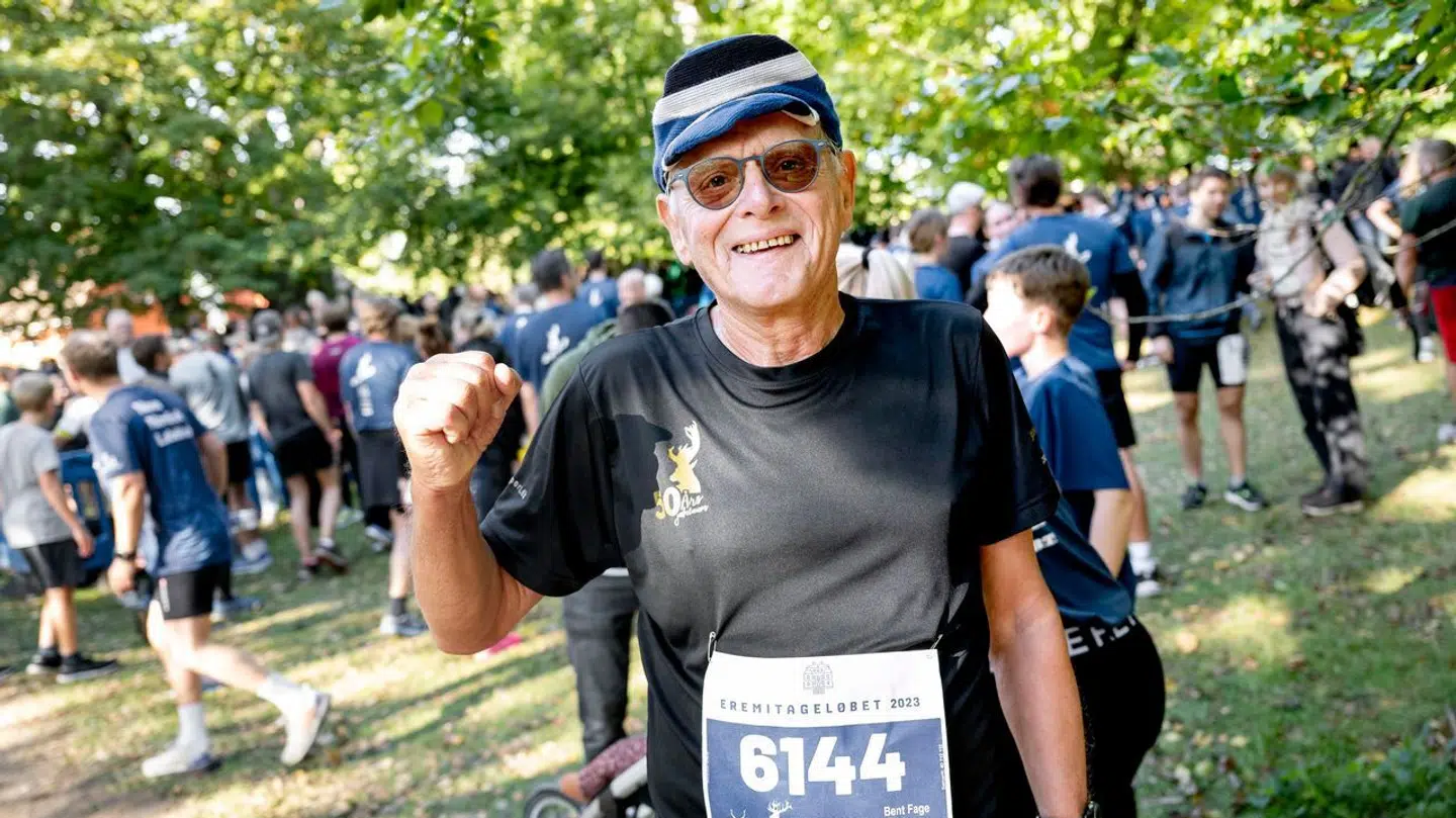Bent Fage Høyer-Hansen fra Gentofte har ikke svigtet Eremitageløbet en eneste gang. Søndag 6. oktober kan han fejre 55 års jubilæum i Dyrehaven.