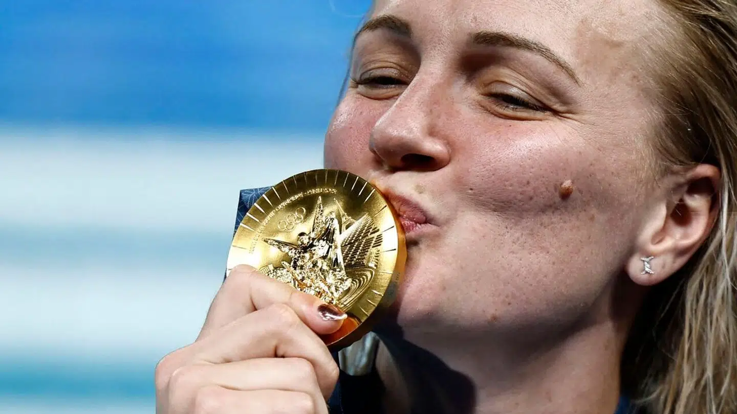 Sarah Sjöström sagde ja til sin partner gennem 12 år i Italien 28. september.