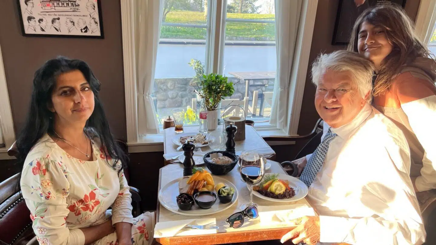 Susan Astani og Christian Kjær.