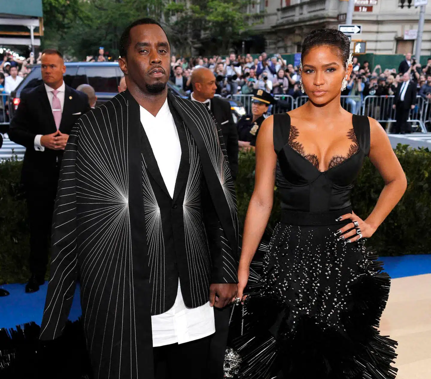 Her ses Sean 'Diddy' Combs sammen med Cassie i 2017.