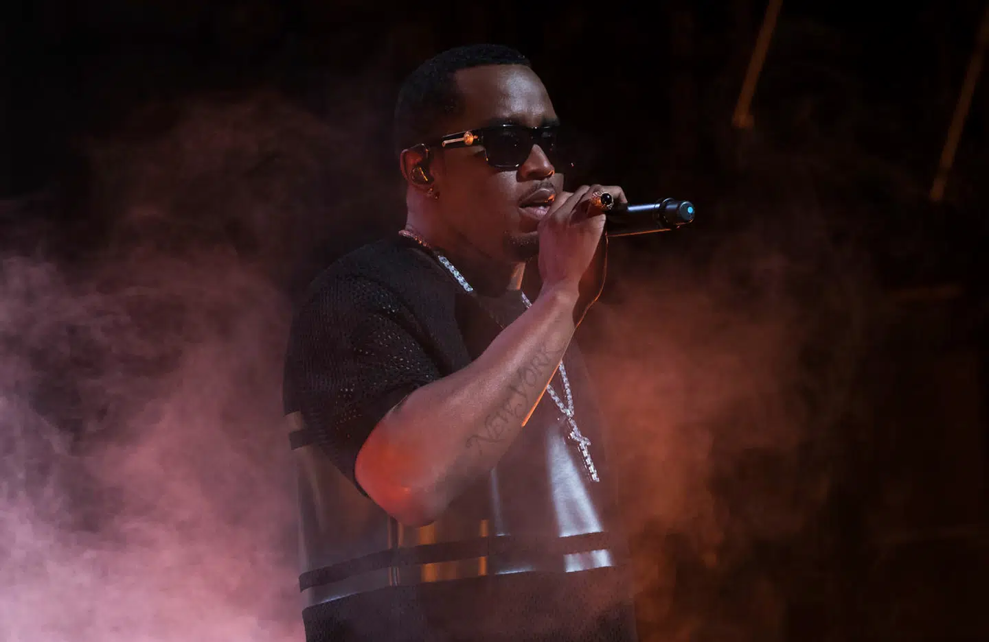 Sean 'Diddy' Combs ses her optræde til 'Can't Stop, Won't Stop: The Bad Boy Story'-filmpremieren i 2017.