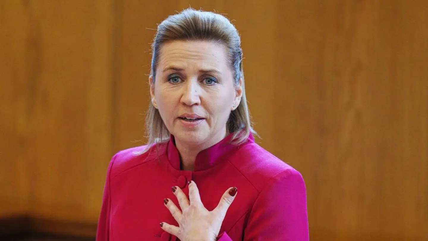 Statsminister Mette Frederiksen (S) under Folketinges åbning hvor statsministeren holder sin åbningstale på Christiansborg i København tirsdag den 1. oktober 2024.. (Foto: Liselotte Sabroe/Ritzau Scanpix)