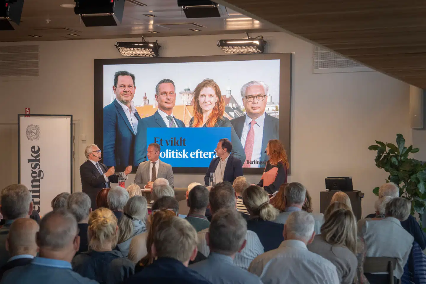 Foredrag om en ny sæson i dansk politik i Salonen i Pilestræde 34 med Bent, Bie, Bernt og Munch-Perrin.