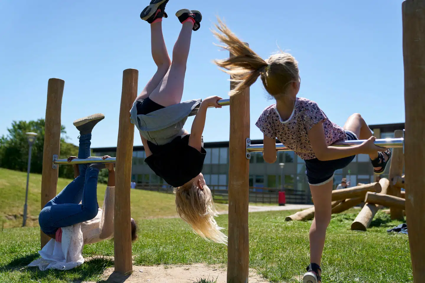 Forskere har set nærmere på, hvad det kan betyde senere i livet, når et barn slår hovedet og får hjernerystelse. Arkivfoto: Signe Goldmann, Scanpix