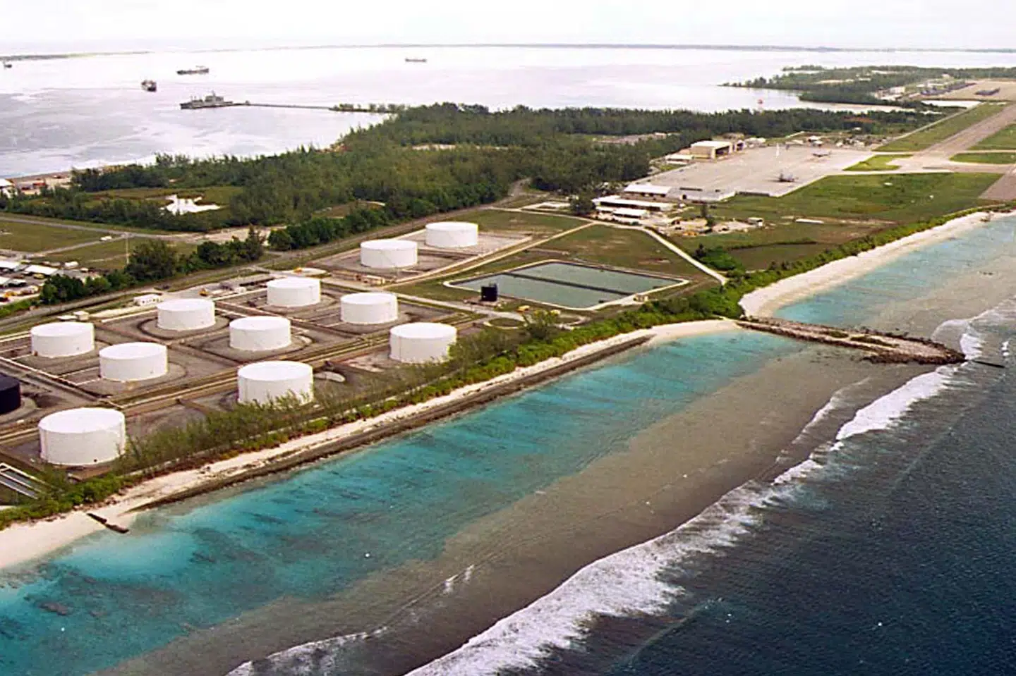 Militærbasen på Diego Garcia bevares efter overdragelsen af Chagosøerne til Mauritius. (Arkivfoto).