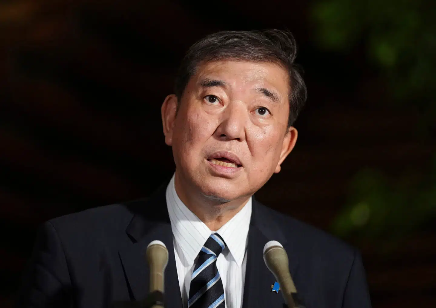 Japans premierminister Shigeru Ishiba udtaler, at Japan står midt i den alvorligste sikkerhedssituation siden afslutningen på Anden Verdenskrig. Foto: Kaname Mutou/AP/Ritzau Scanpix