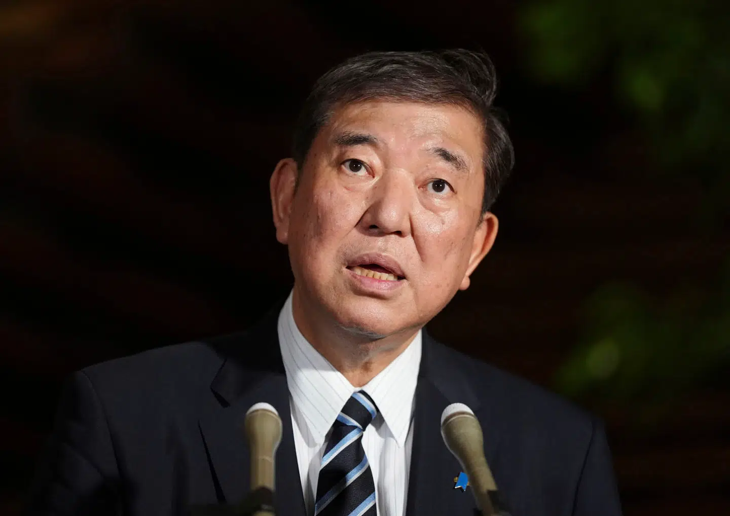 Japans premierminister Shigeru Ishiba udtaler, at Japan står midt i den alvorligste sikkerhedssituation siden afslutningen på Anden Verdenskrig. Foto: Kaname Mutou/AP/Ritzau Scanpix