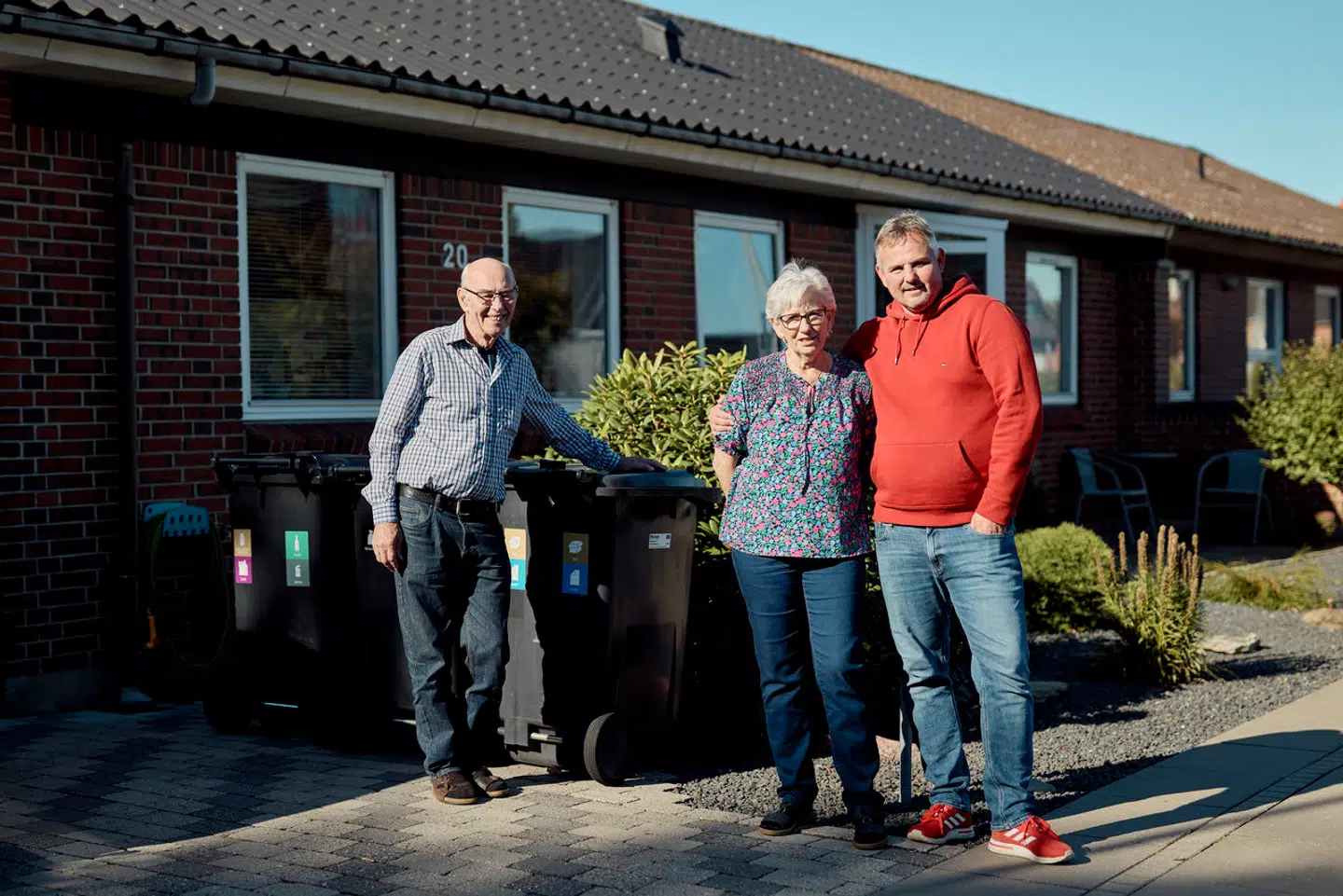 Anne Mona og Benny Nedergaard glæder sig over at bo i et hus, som deres børn ejer. Rækkehuset har også en hel særlig betydning, lyder det.
