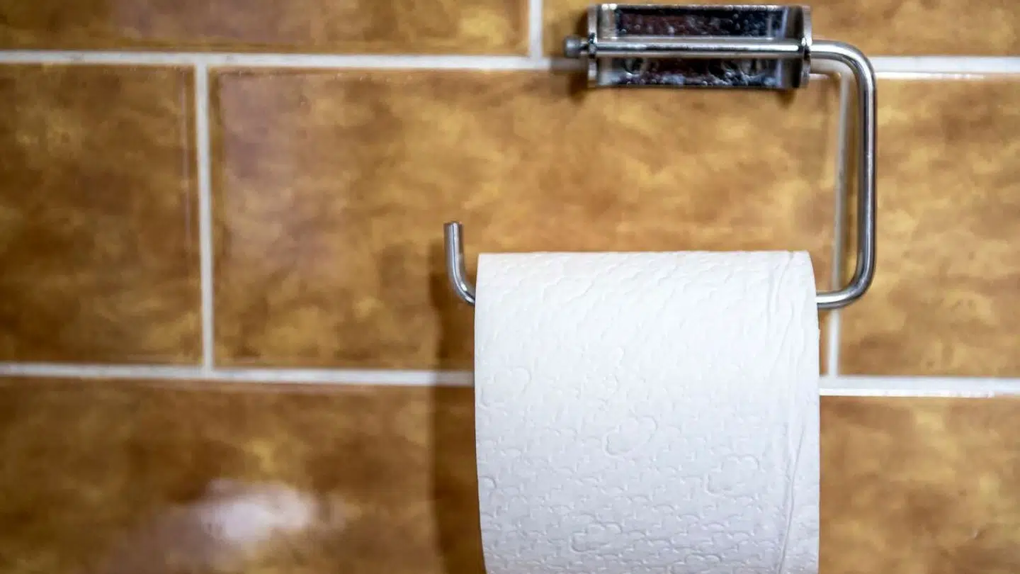 Toiletrulle fotograferet torsdag den 26. juli 2018