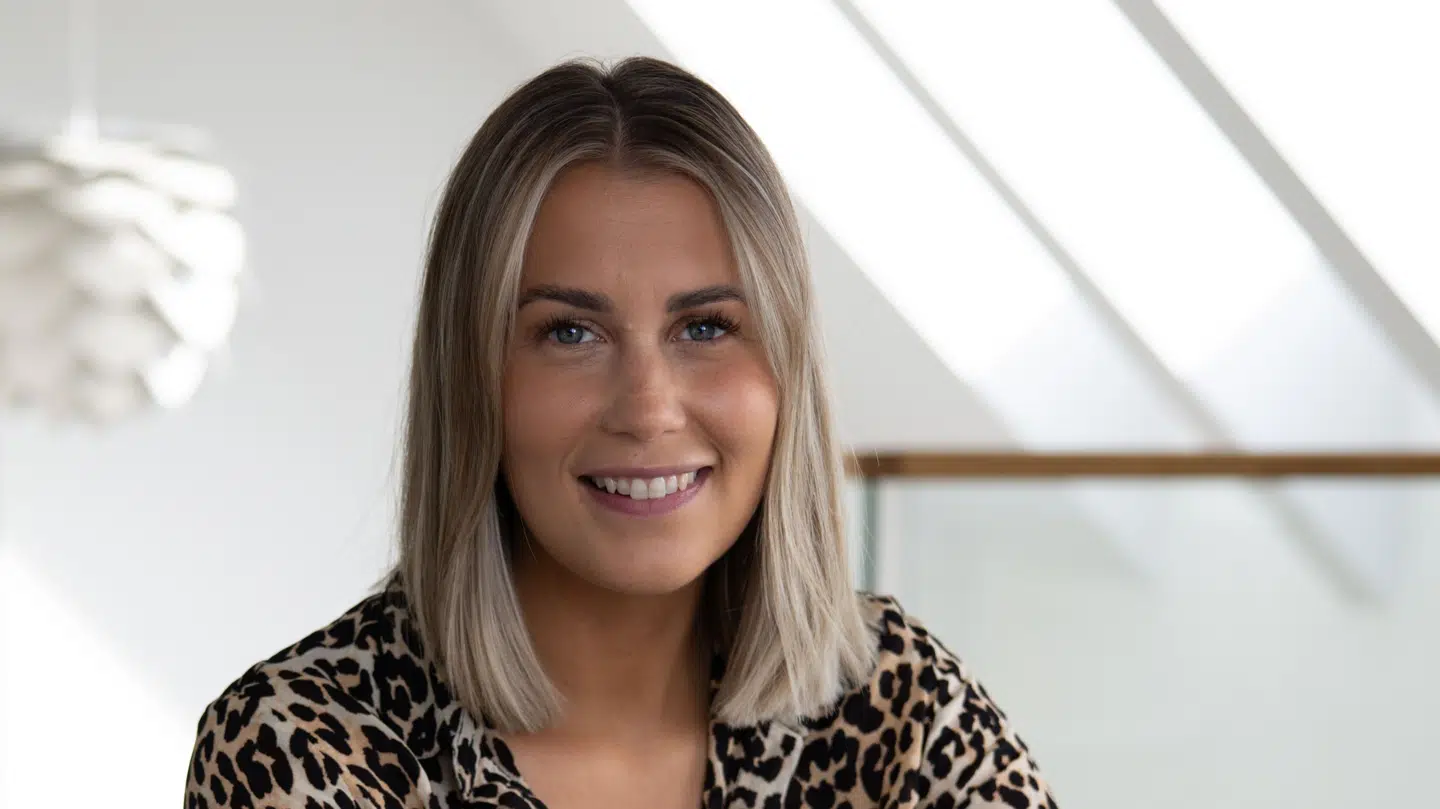Pernille Oldgaard skærer selv af udgiften med dette trick. Foto: malenerosgaard_