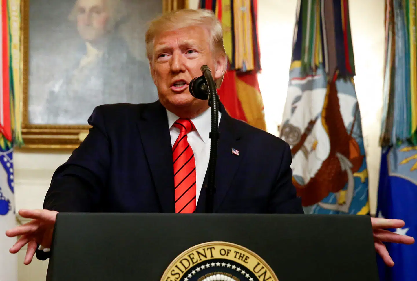 »Han døde som en hund,« sagde Donald Trump om IS-leder Abu Bakr al-Baghdadi.