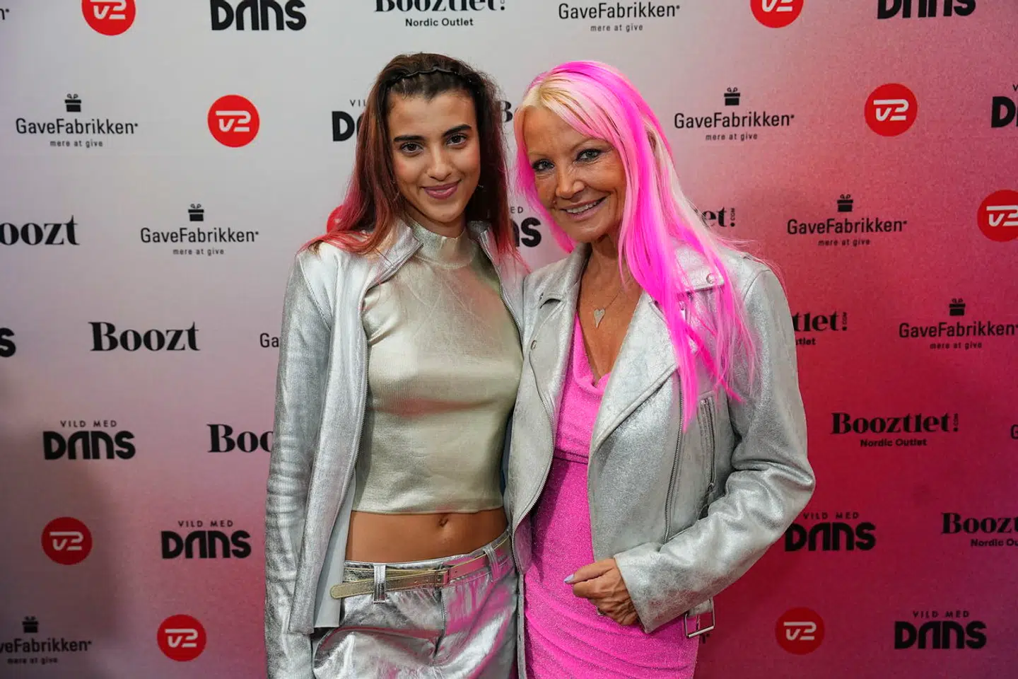 Malena Belafonte med datteren Sarafine til 'Vild med dans' fredag 4. oktober.