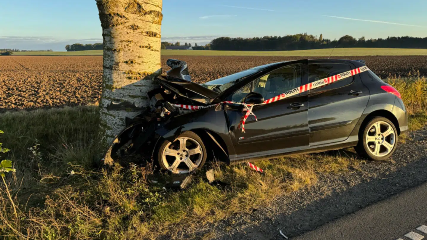 Manden er uden for livsfare.