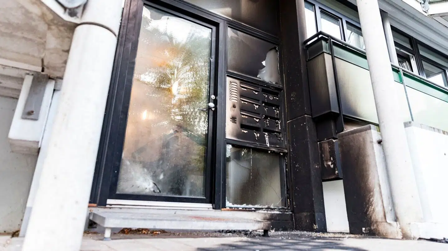 Skaderne efter eksplosionen på Rymarksvej nattent til mandag.