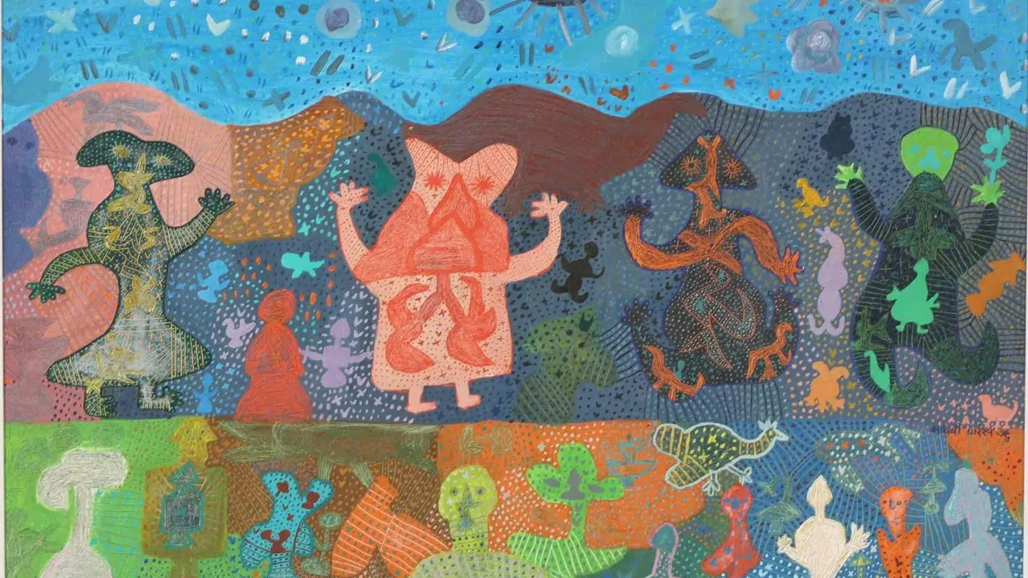 Madhvi Parekhs maleri blev redet fra småt brændbart, og bragte stor gevinst til ejeren