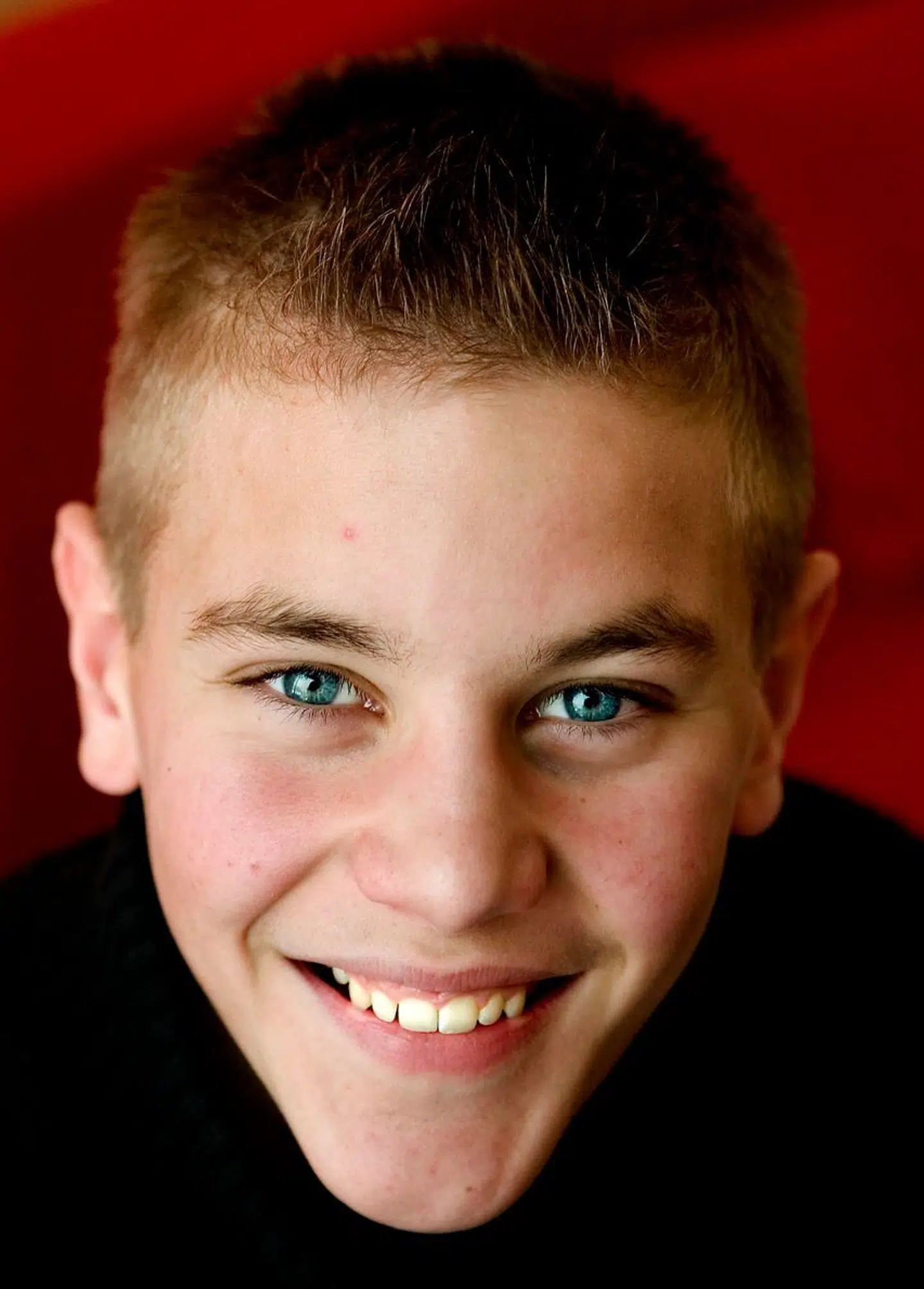 Nicklas Svale Andersen, da han var 14 år gammel og havde en af hovedrollerne i den danske familiefilm ´Tempelriddernes skat ´.