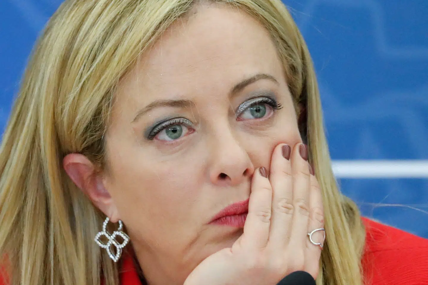 Meloni fra partiet Italiens Brødre har siden oktober 2022 stået i spidsen for en koalitionsregering. (Arkivfoto).